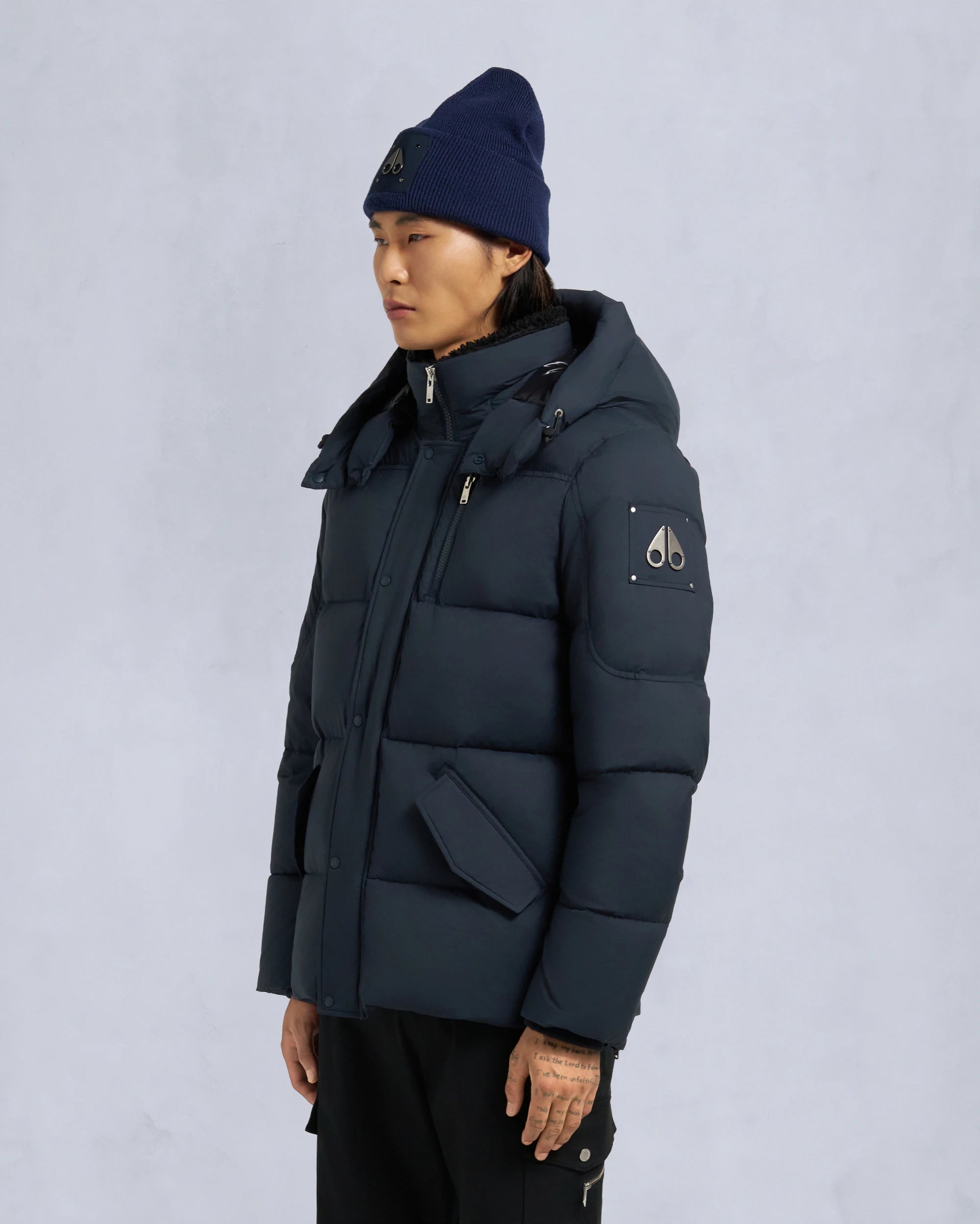 Moose Knuckles Mens Down Jacket Everest 3Q Puffer - Navy - Due West Moose Knuckles Mens Down Jacket Everest 3Q Puffer - Navy - Due West