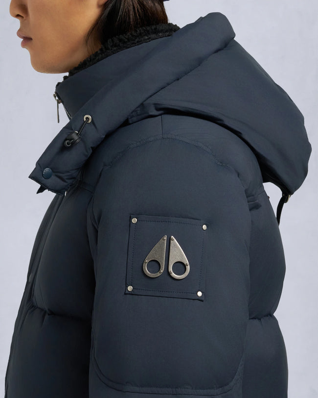 Moose Knuckles Mens Down Jacket Everest 3Q Puffer - Navy