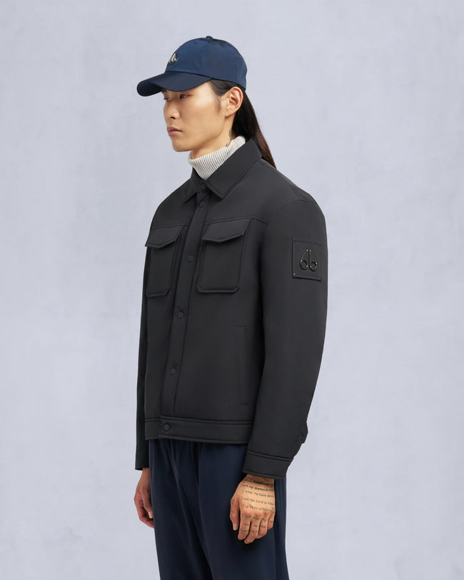 Moose Knuckles Mens Eco Jacket Jacques Bunny - Black