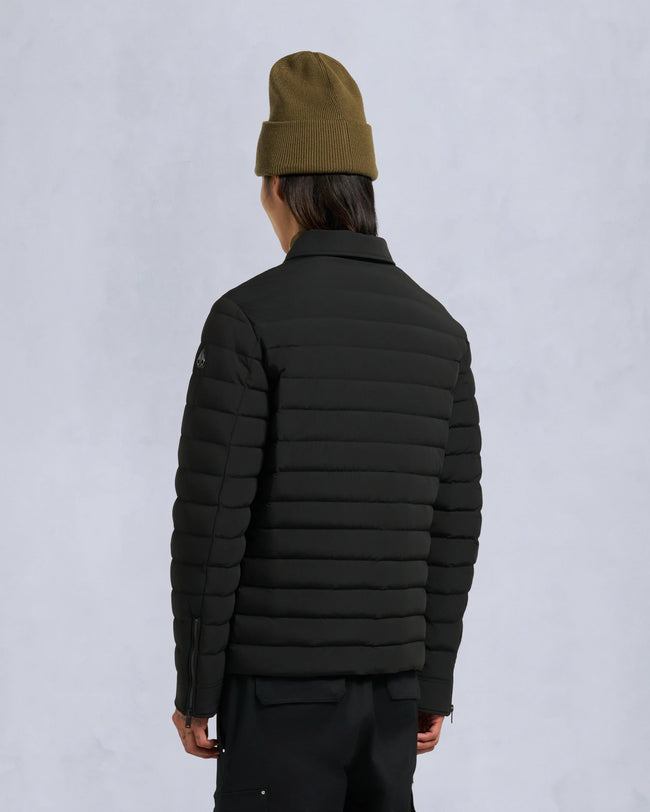 Moose Knuckles Mens Lite Jacket Lennox Shirt - Black