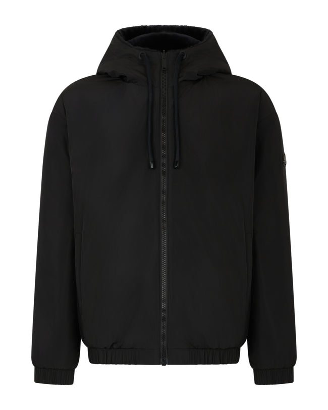 Moose Knuckles Mens Eco Bomber Borden Bunny - Black