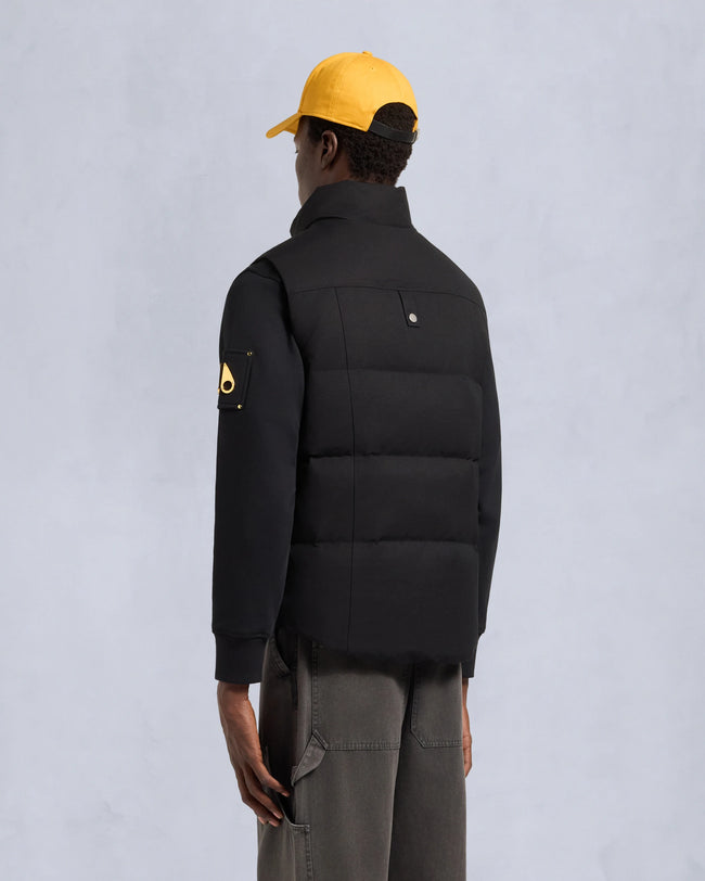 Moose Knuckles Mens Down Vest Westmount - Black/Black