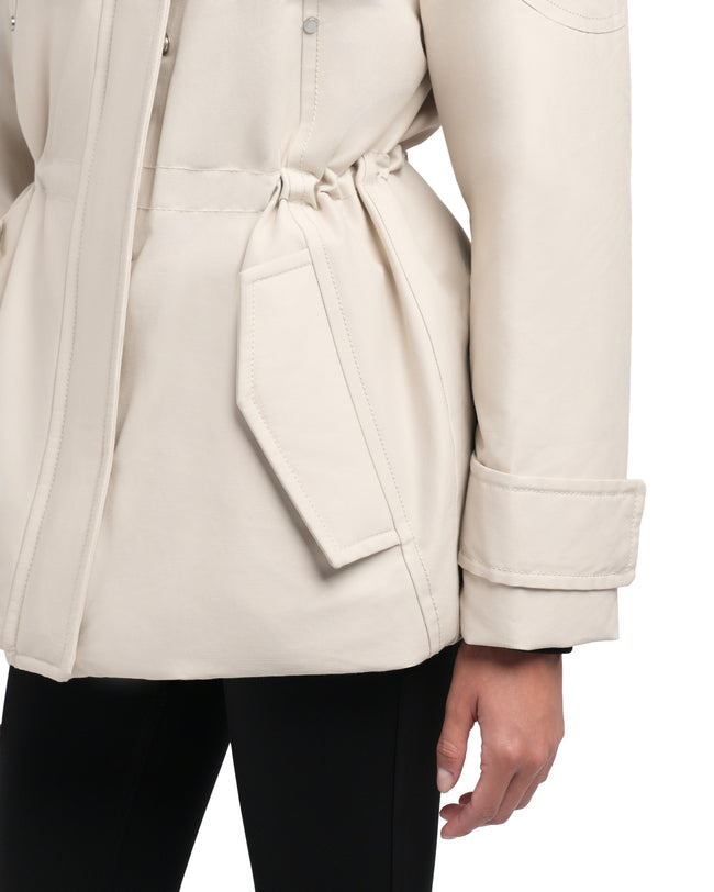 Moose Knuckles Womens Down Jacket Aurora - Alabaster