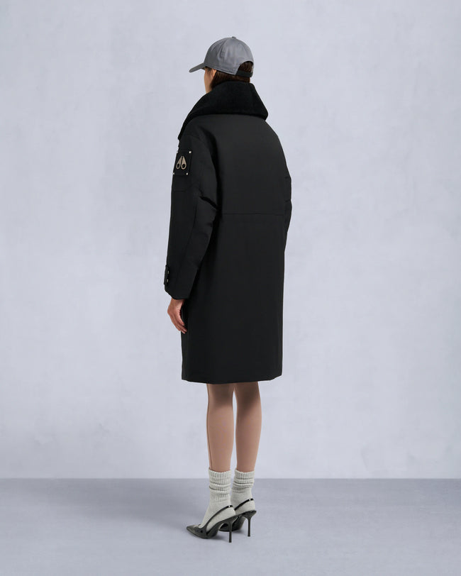 Moose Knuckles Womens Down *Parka Storm - Black/Black