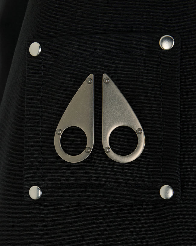 Moose Knuckles Womens Down *Parka Storm - Black/Black