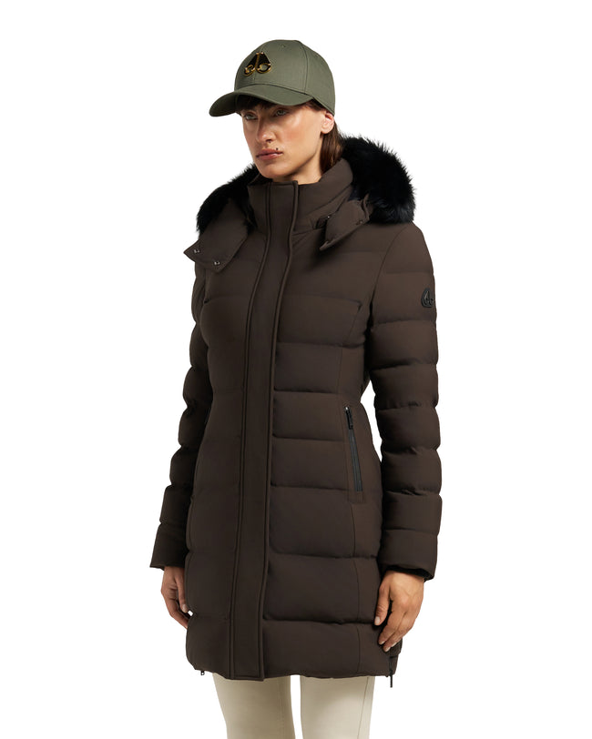 Moose Knuckles Womens Down *Parka Watershed 3 - Espresso/Espresso