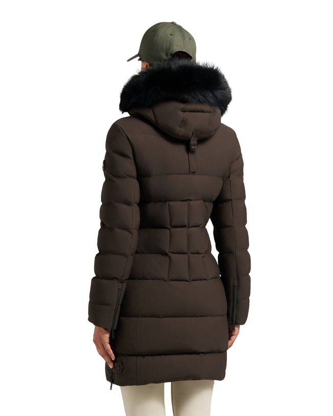 Moose Knuckles Womens Down *Parka Watershed 3 - Espresso/Espresso