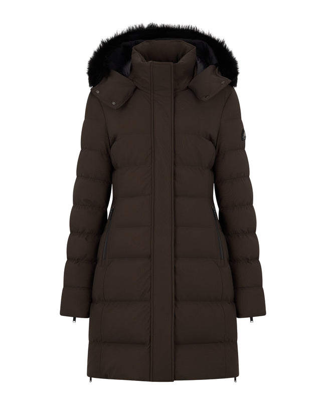 Moose Knuckles Womens Down *Parka Watershed 3 - Espresso/Espresso