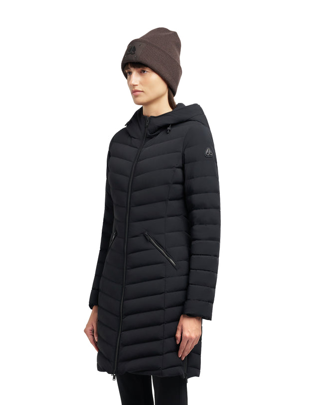 Moose Knuckles Womens Down *Parka Andesite - Black