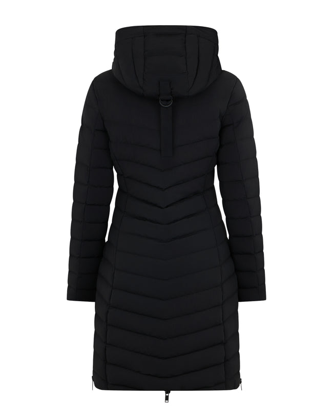 Moose Knuckles Womens Down *Parka Andesite - Black