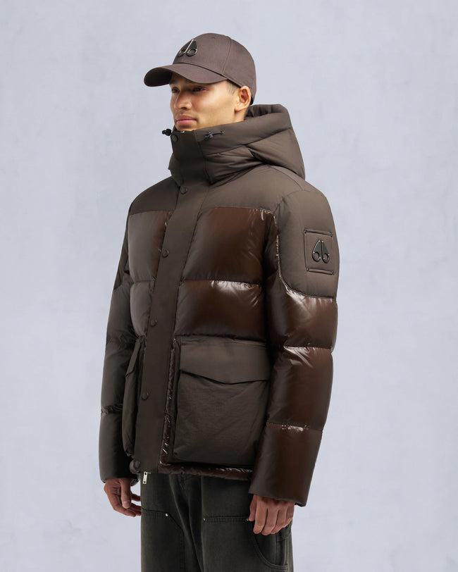 Moose Knuckles Mens Down Jacket Briar 3Q Puffer - Espresso/Espresso