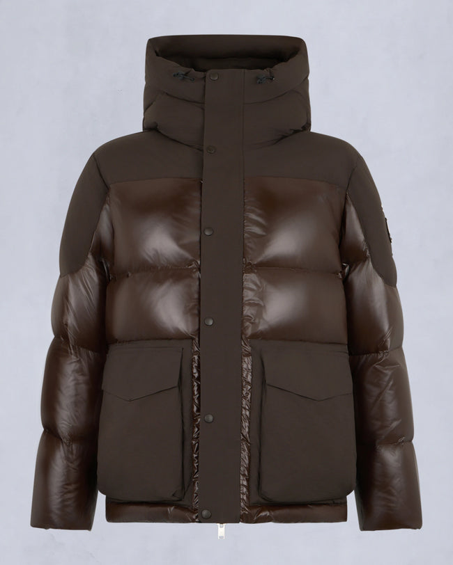 Moose Knuckles Mens Down Jacket Briar 3Q Puffer - Espresso/Espresso