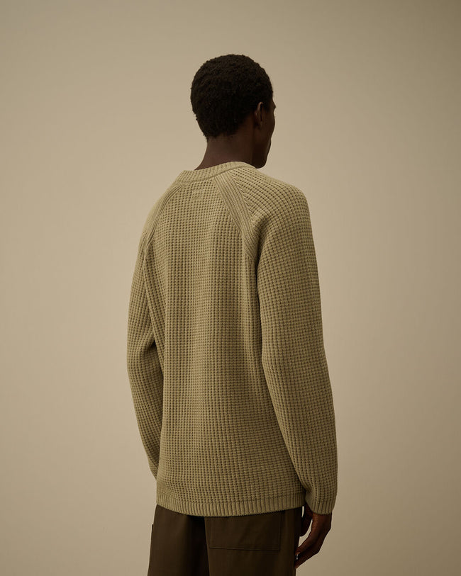 C.P. Company 023A Chenille Crewneck Sweater - Grey