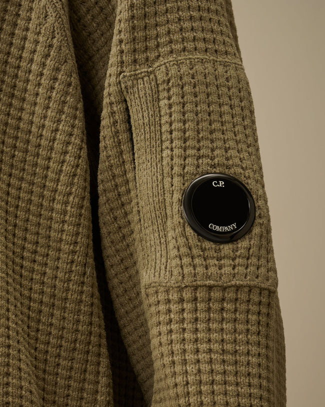 C.P. Company 023A Chenille Crewneck Sweater - Grey