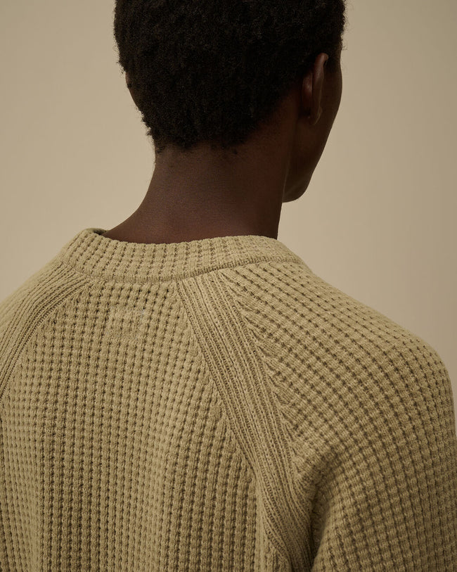 C.P. Company 023A Chenille Crewneck Sweater - Grey