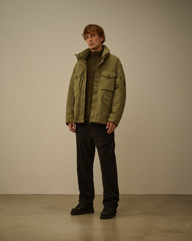 C.P. Company 234A Moleskin Double Satin Pants - Black