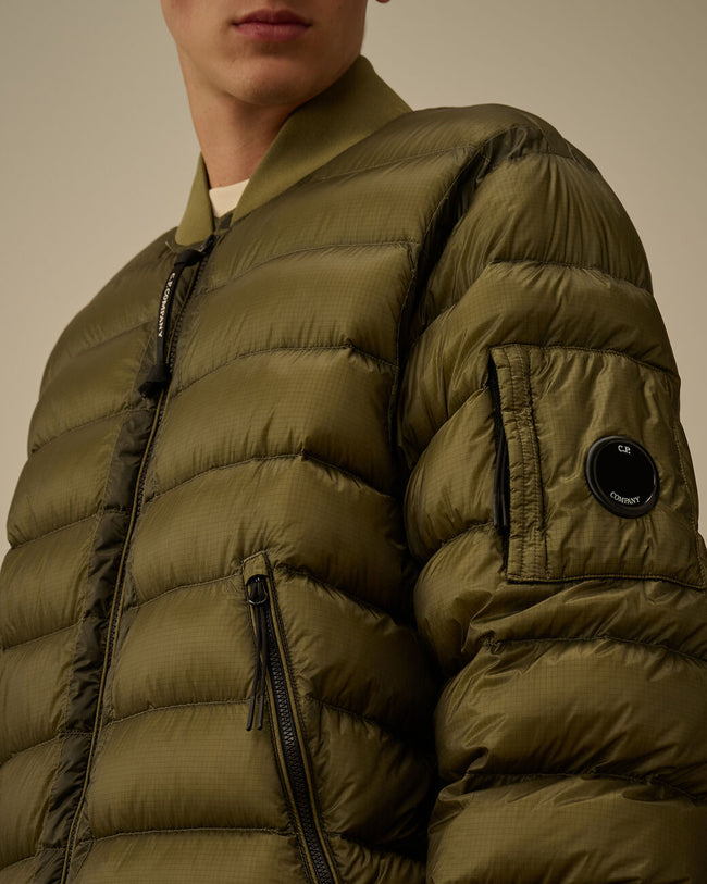 C.P. Company Mens Down Bomber 001A DD-Shell - Green