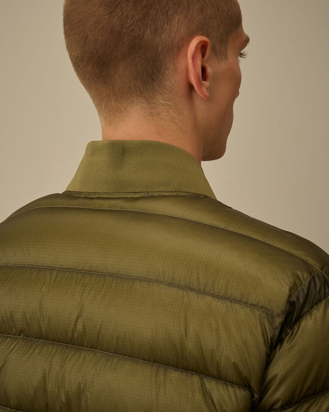 C.P. Company Mens Down Bomber 001A DD-Shell - Green