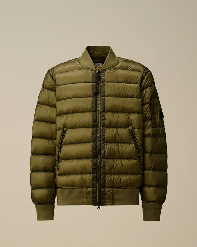 C.P. Company Mens Down Bomber 001A DD-Shell - Green