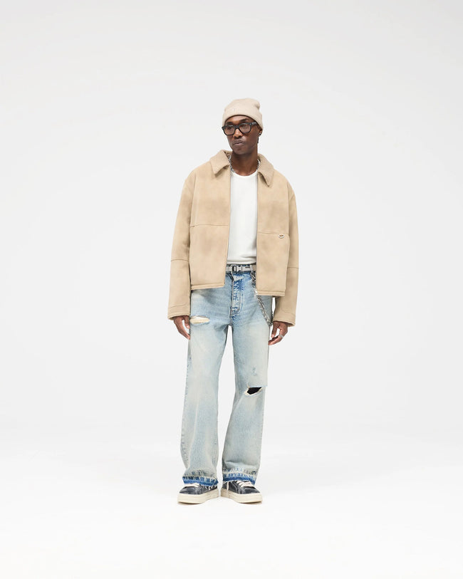 Represent Faux Shearling Jacket - Cafe