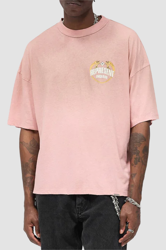 Represent Angel Border Tee - Quartz