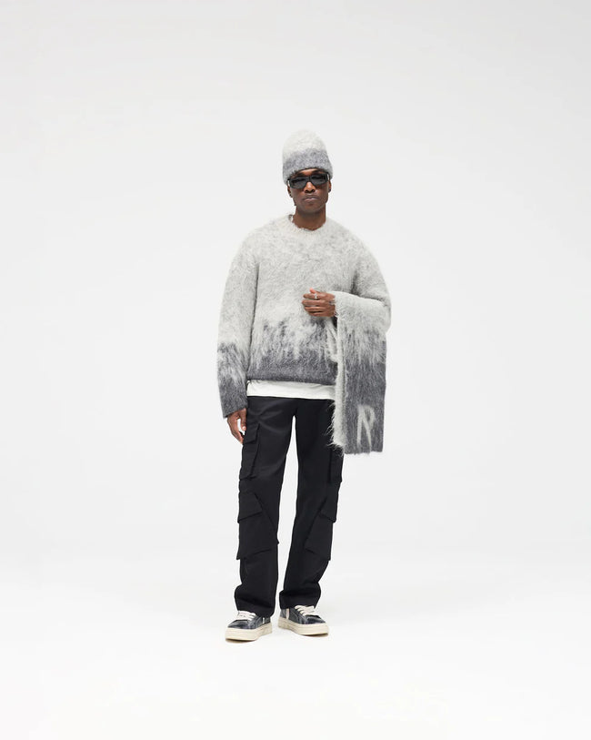 Represent Ombre Knit Sweater - Light Grey