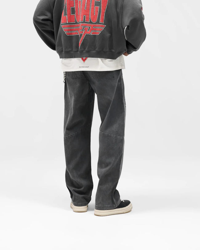 Represent Workwear Pants - Washed Black