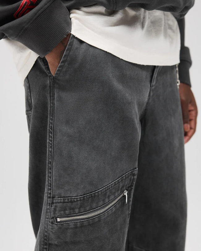 Represent Workwear Pants - Washed Black