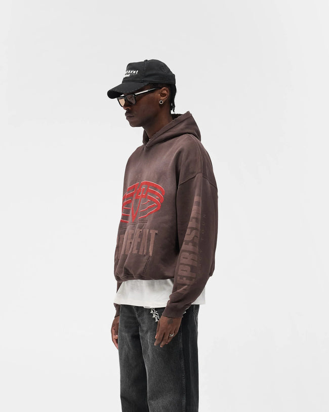 Represent Reversible Living Legacy Tour Hoodie - Nero Brown