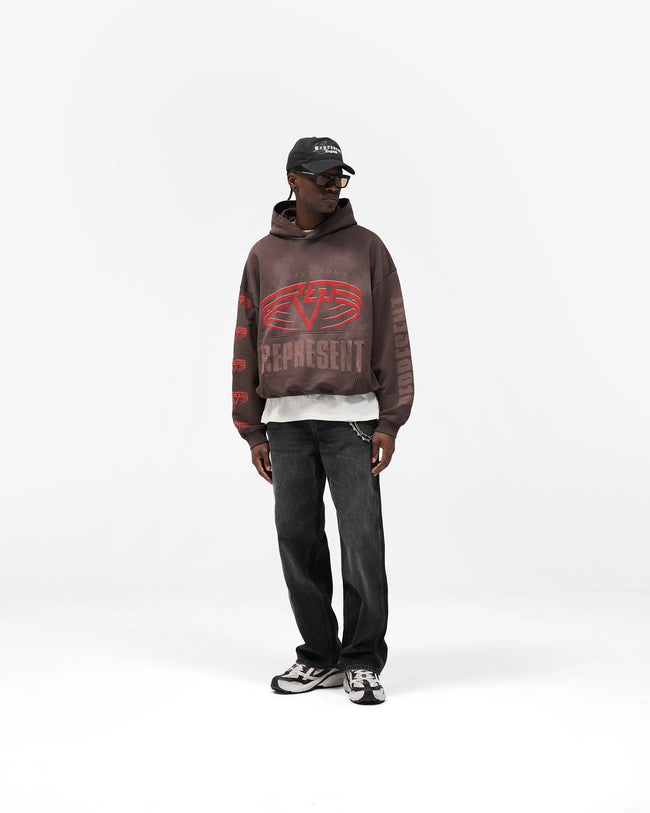 Represent Reversible Living Legacy Tour Hoodie - Nero Brown