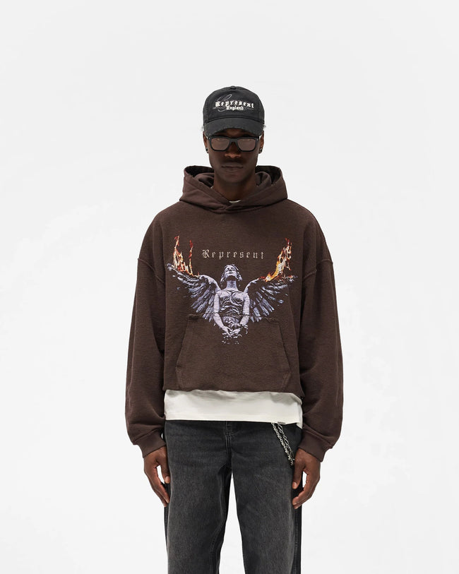 Represent Reversible Living Legacy Tour Hoodie - Nero Brown