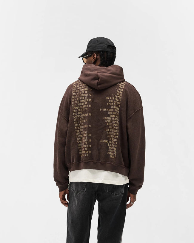 Represent Reversible Living Legacy Tour Hoodie - Nero Brown