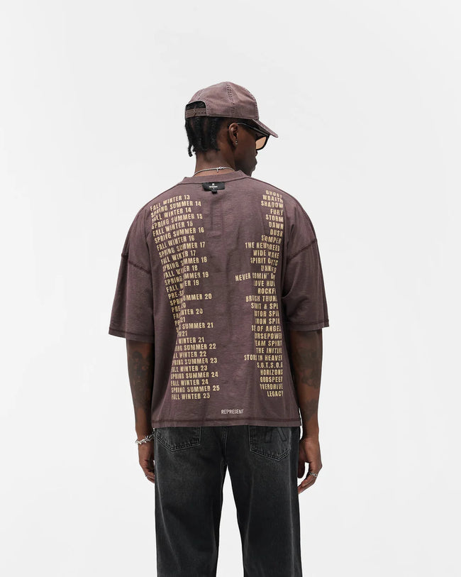 Represent Reversible Living Legacy Tour Tee - Nero