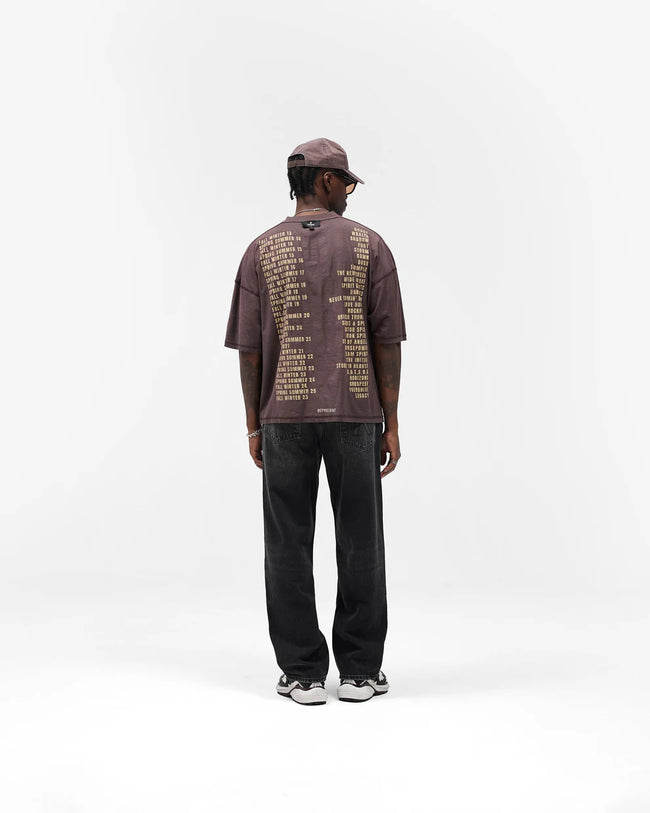 Represent Reversible Living Legacy Tour Tee - Nero