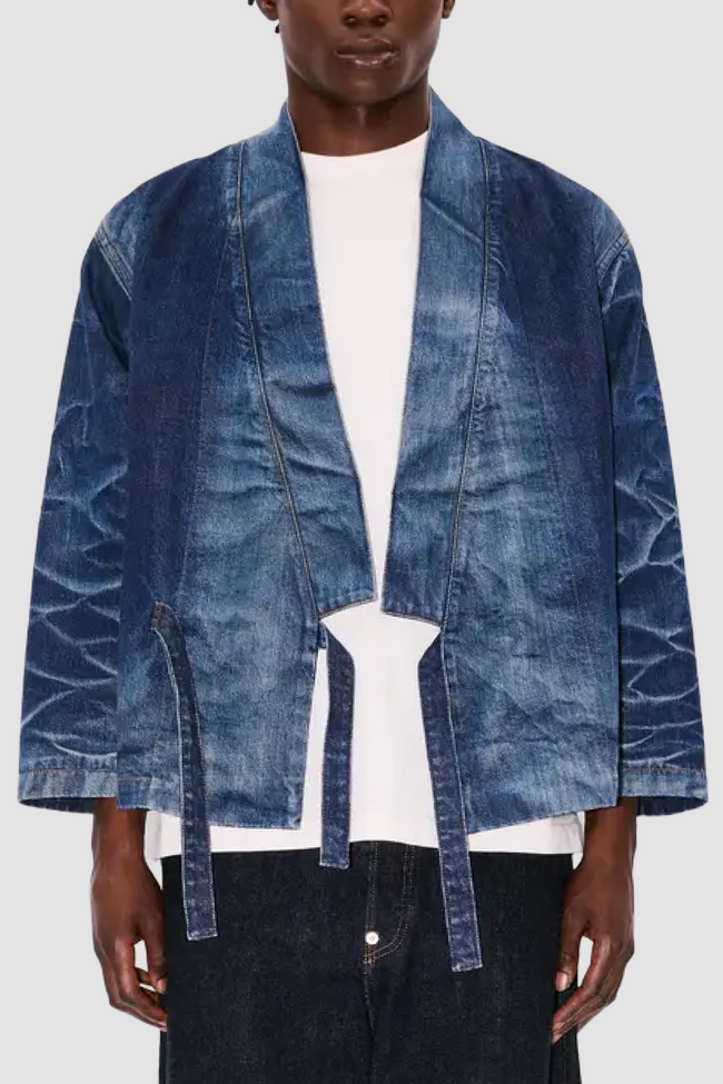 Kenzo Kimono Denim Jacket - Blue