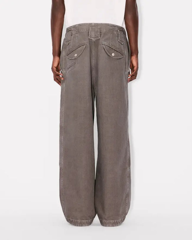 Kenzo Weave Double Knee Pants - Taupe