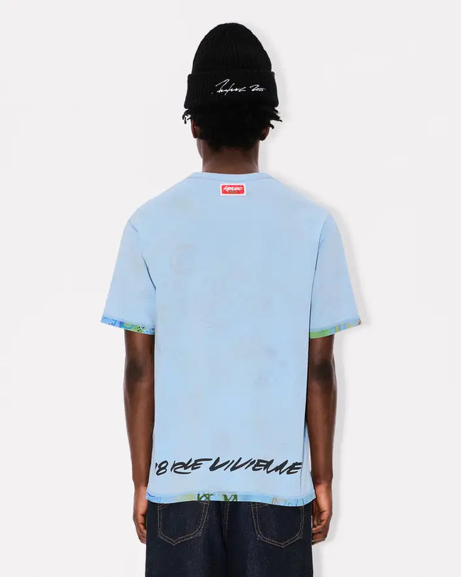 Kenzo x Futura 2000 Reversible Tee - Light Blue