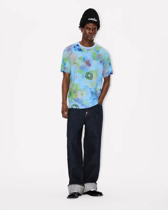 Kenzo x Futura 2000 Reversible Tee - Light Blue