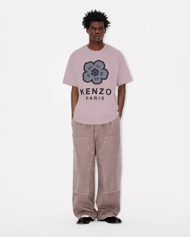 Kenzo 'Boke Flower' Embroidered Tee - Rose