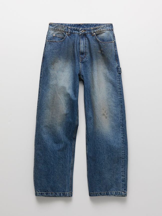COOR Dusty 5 Pocket Carpenter Jeans - Washed Indigo