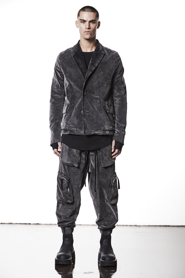 thom/krom MB58 Velvet Blazer - Used Grey