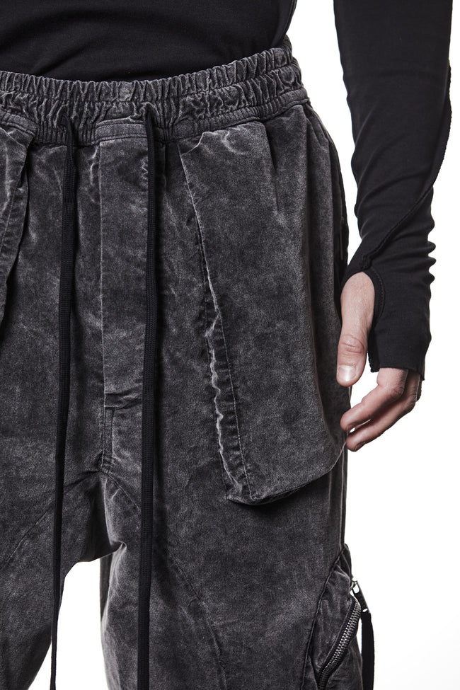 thom/krom MP21 Velvet Cargo Pants - Used Grey