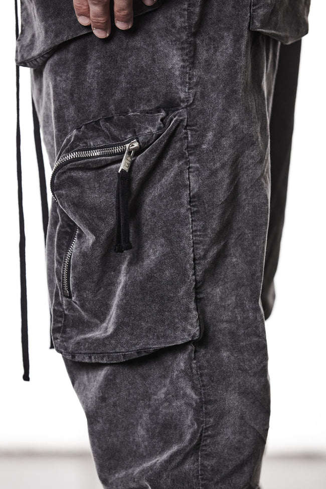 thom/krom MP21 Velvet Cargo Pants - Used Grey