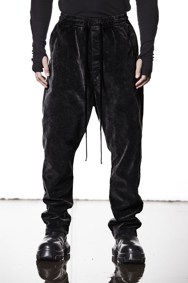 thom/krom MP16 Velvet Low Crotch Pants - Black