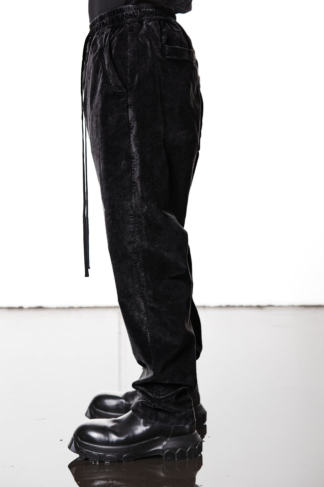 thom/krom MP16 Velvet Low Crotch Pants - Black