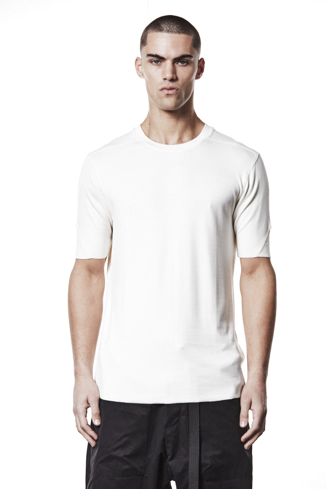 thom/krom M TS 890 Basic Round Neck Tee - Oat
