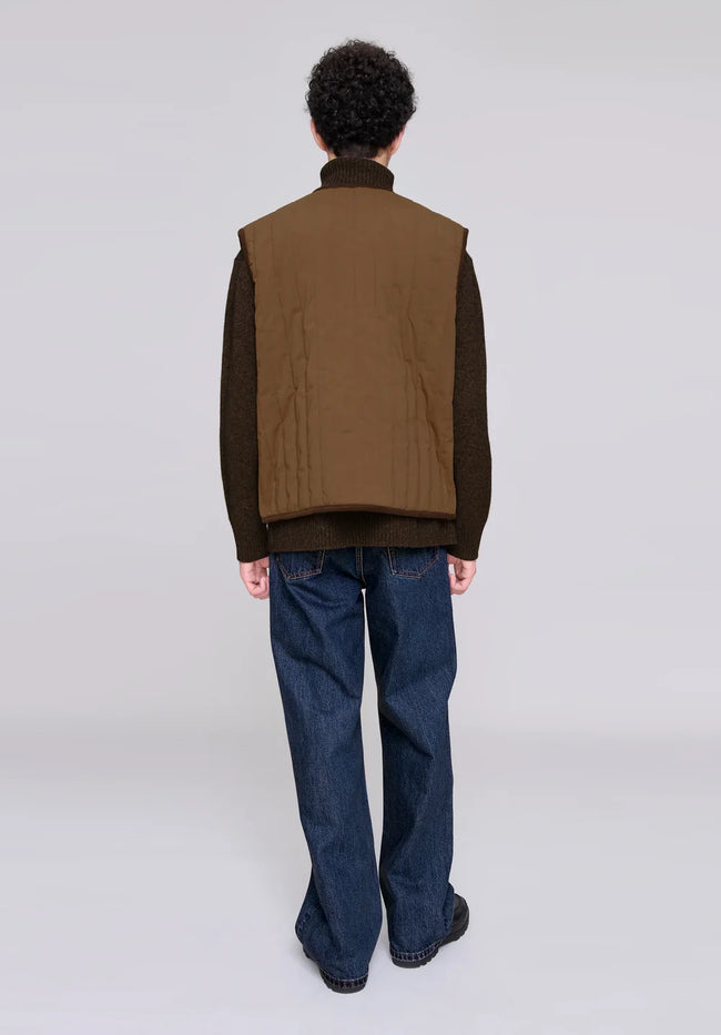 A.P.C. Loan Vest - Chestnut Brown