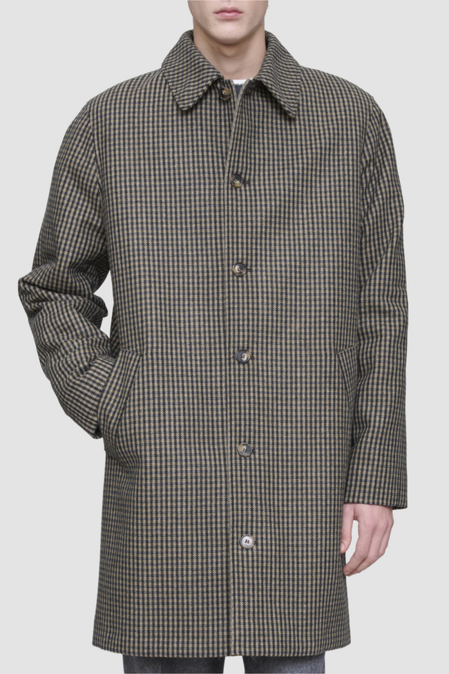 A.P.C. Mac Paul Wool Coat - Brown