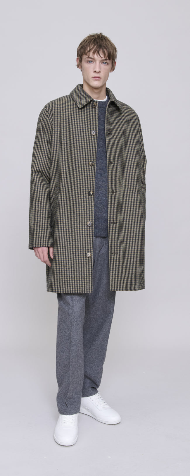 A.P.C. Mac Paul Wool Coat - Brown