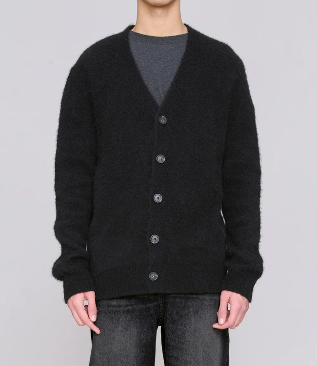 A.P.C. Davis Cardigan Sweater - Black